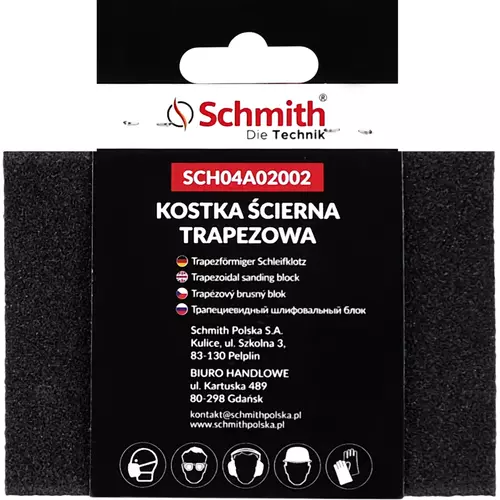 Kostka ścierna trapezowa 125x90x25 P60 marki Schmith SCH04A02002