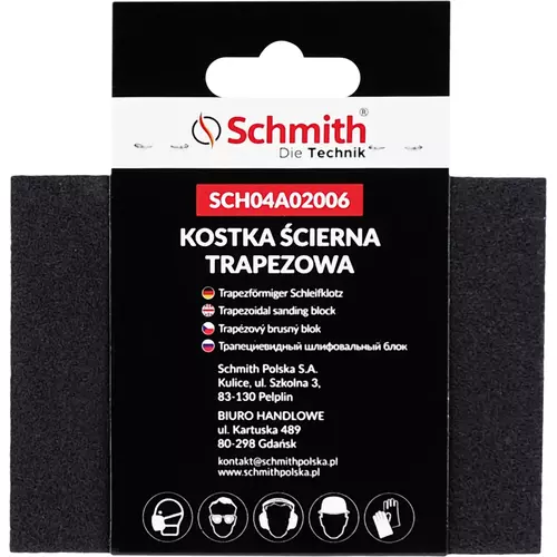 Kostka ścierna trapezowa 125x90x25 P150 marki Schmith SCH04A02006