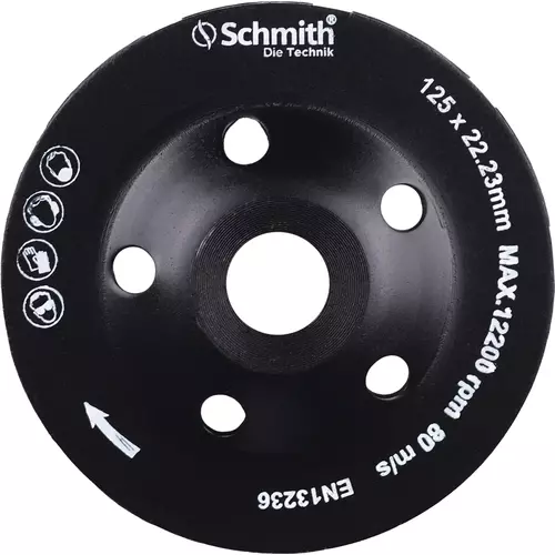 Tarcza diamentowa do szlifowania 125x22,23mm Turbo T Schmith