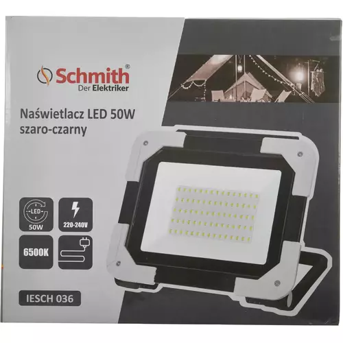 Naświetlacz LED 50W szaro-czarny marki Schmith IESCH 036 1