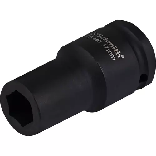 Klucz nasadowy udarowy długi 3/4" 17 mm
