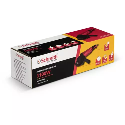 Szlifierka kątowa 125mm 1100W marki Schmith SCH03P03003 4
