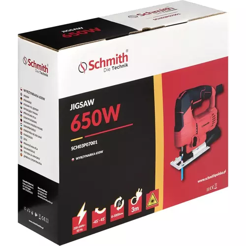 Wyrzynarka 650W marki Schmith SCH03P07001 2