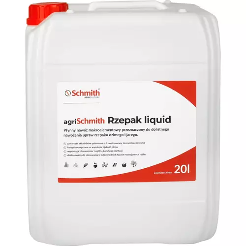 Płynny nawóz nalistny pod rzepak 20l