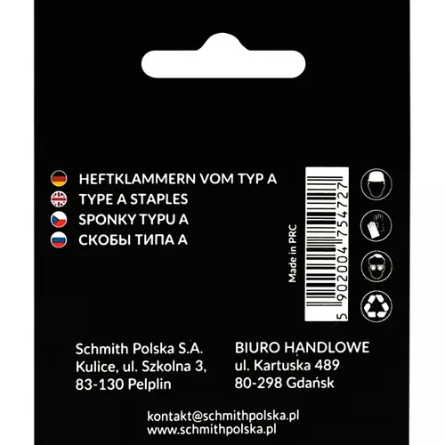 Zszywki TYP A 14mm 1000szt. marki Schmith SCH11S01005