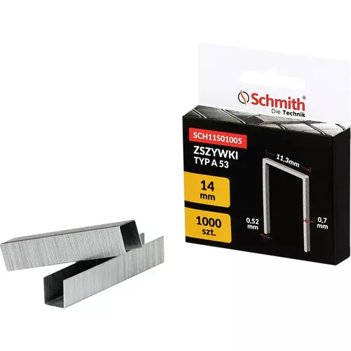 Zszywki TYP A 14mm 1000szt.