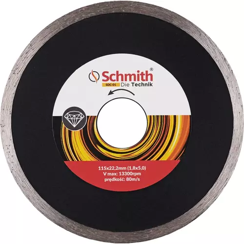 Tarcza diamentowa ciągła Glazura-Ceramika-Marmur 115x22,2x1,7