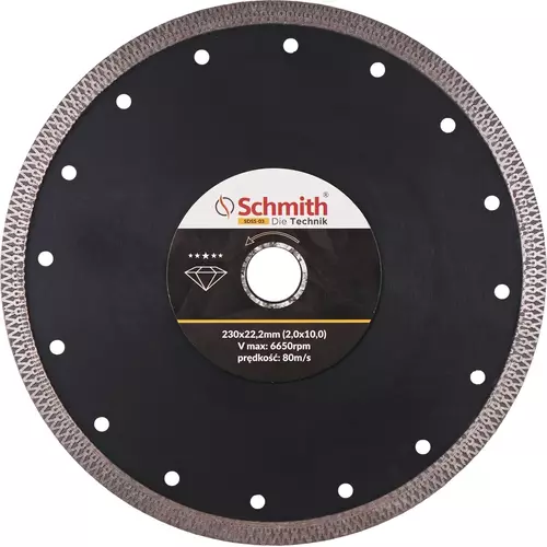 Tarcza diamentowa Uniwersalna do materiałów twardych PREMIUM SLIM 230x22,2x2,0