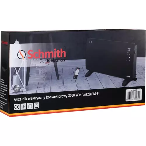 Grzejnik elektryczny konwektorowy 2000 W z funkcja WI-FI marki Schmith SGEK-05 3