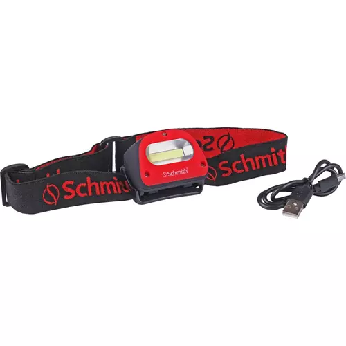 Latarka czołowa akumulatorowa 3W COB Schmith