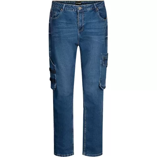 Jeansowe spodnie robocze S (30)