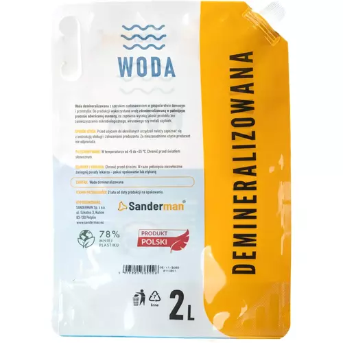 Woda Demineralizowana 2L Schmith