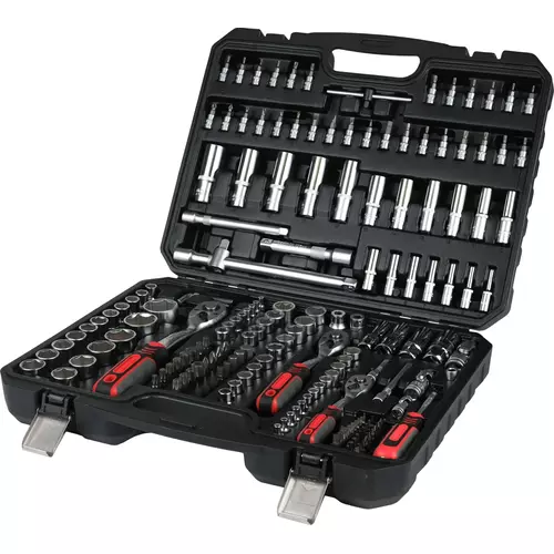 Zestaw narzędzi 1/4" 3/8"  1/2" 182 szt