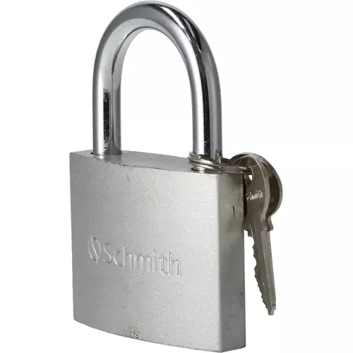 Kłódka chromowana 74 mm marki Schmith SCH02P01004