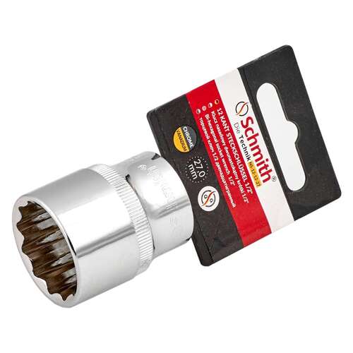 Nasadka dwunastokątna 1/2" 19 mm, Rozmiar: 19  Schmith