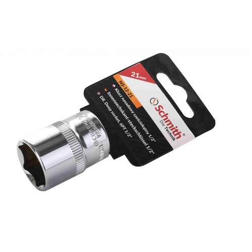 Klucz nasadowy sześciokątny 1/2" 21 mm Schmith