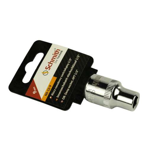 Nasadka sześciokątna 1/2" 9 mm Schmith