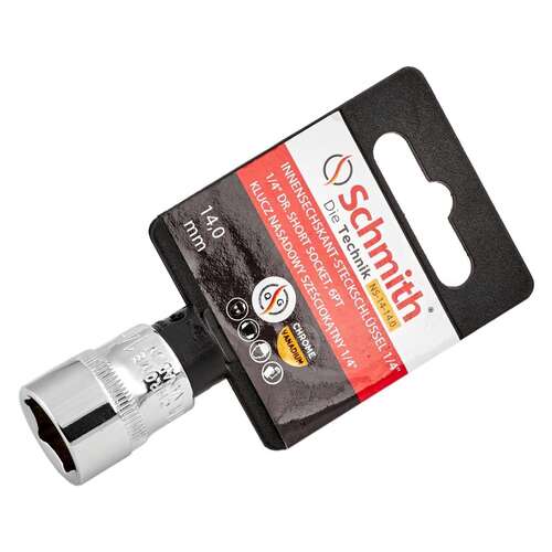 Klucz nasadowy sześciokątny 1/4" 4 mm Schmith