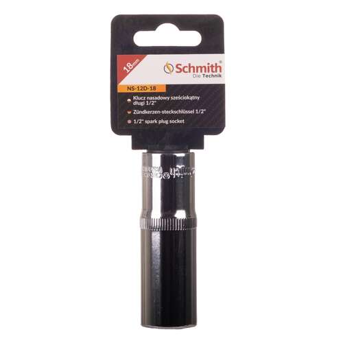 Nasadka sześciokątna długa 1/2" 18 mm Schmith