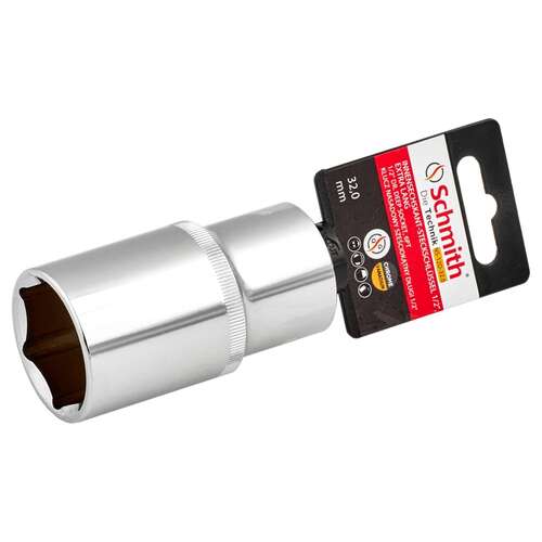 Klucz nasadowy sześciokątny długi 1/2" 21 mm Schmith