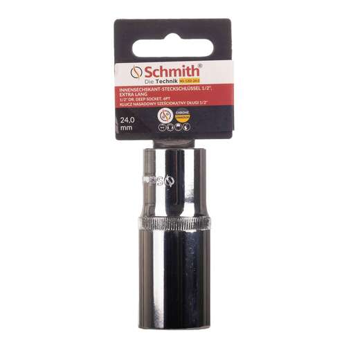 Nasadka sześciokątna długa 1/2" 24 mm Schmith