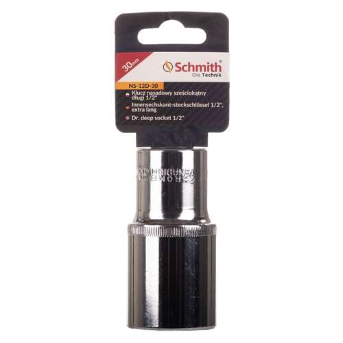Nasadka sześciokątna długa 1/2" 30 mm Schmith