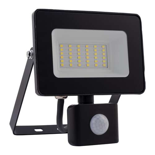 Naświetlacz LED 30W z czujnikiem ruchu czarny Schmith