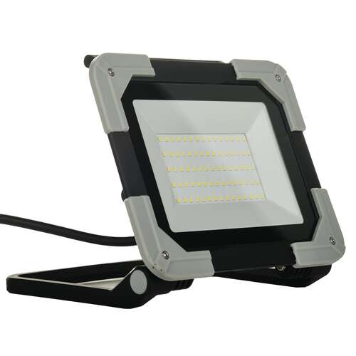 Naświetlacz LED 50W szaro-czarny, Moc: 50W Schmith