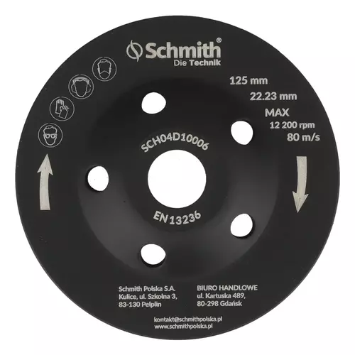 Tarcza diamentowa do szlifowania 125x22,23mm Turbo U Schmith