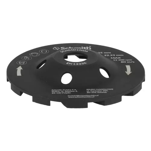 Tarcza diamentowa do szlifowania 125x22,23mm Turbo U Schmith