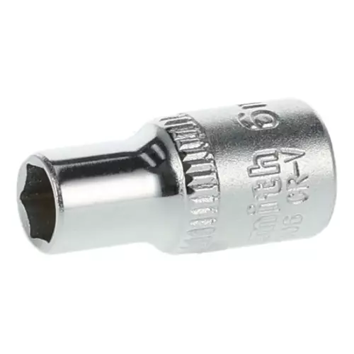 Nasadka sześciokątna AS-DRIVE 1/4" 6 mm, Rozmiar: 6  Schmith