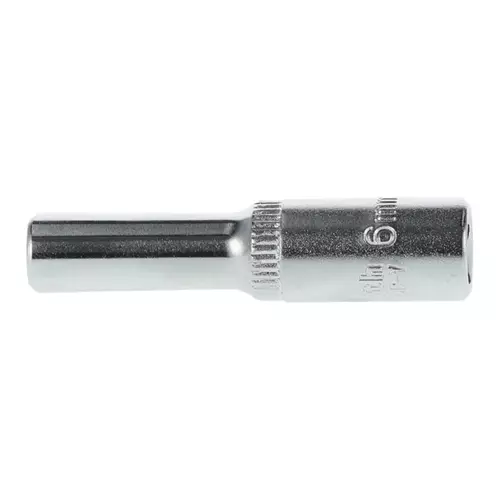 Nasadka sześciokątna długa AS-DRIVE 1/4" 6 mm, Rozmiar: 6  Schmith