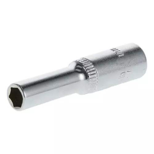 Nasadka sześciokątna długa AS-DRIVE 1/4" 7 mm, Rozmiar: 7  Schmith