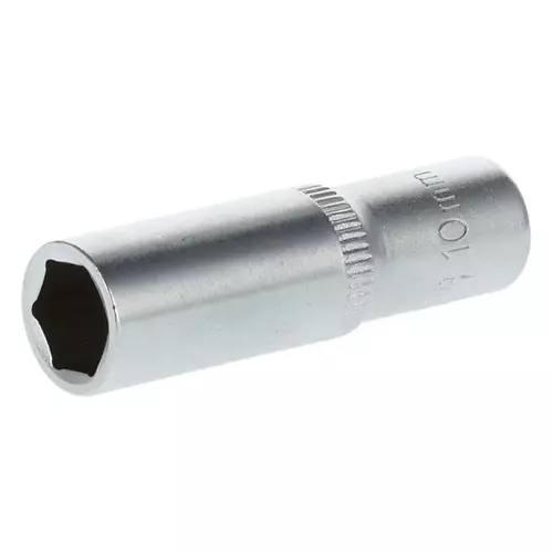 Nasadka sześciokątna długa AS-DRIVE 1/4" 10 mm, Rozmiar: 10 Schmith