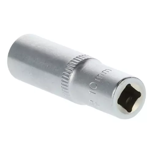 Nasadka sześciokątna długa AS-DRIVE 1/4" 10 mm, Rozmiar: 10 Schmith