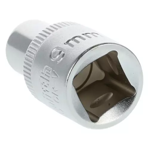 Nasadka sześciokątna AS-DRIVE 1/2" 9 mm, Rozmiar: 9  Schmith