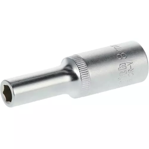 Nasadka sześciokątna długa AS-DRIVE 1/2" 8 mm, Rozmiar: 8  Schmith