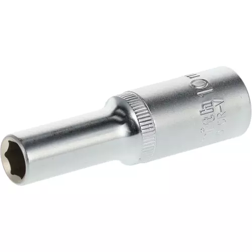 Nasadka sześciokątna długa AS-DRIVE 1/2" 10 mm, Rozmiar: 10 Schmith