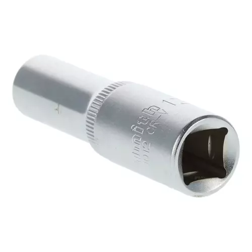 Nasadka sześciokątna długa AS-DRIVE 1/2" 12 mm, Rozmiar: 12 Schmith