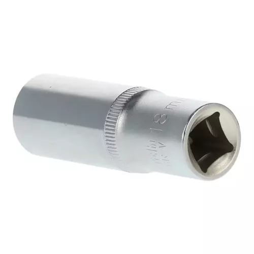 Nasadka sześciokątna długa AS-DRIVE 1/2" 18 mm, Rozmiar: 18  Schmith