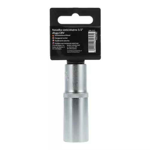 Nasadka sześciokątna długa AS-DRIVE 1/2" 19 mm, Rozmiar: 19  Schmith