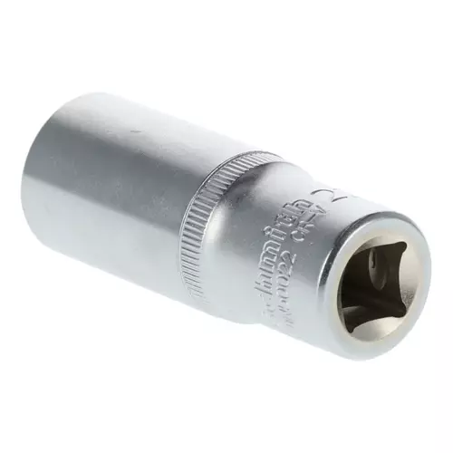 Nasadka sześciokątna długa AS-DRIVE 1/2" 22 mm, Rozmiar: 22  Schmith