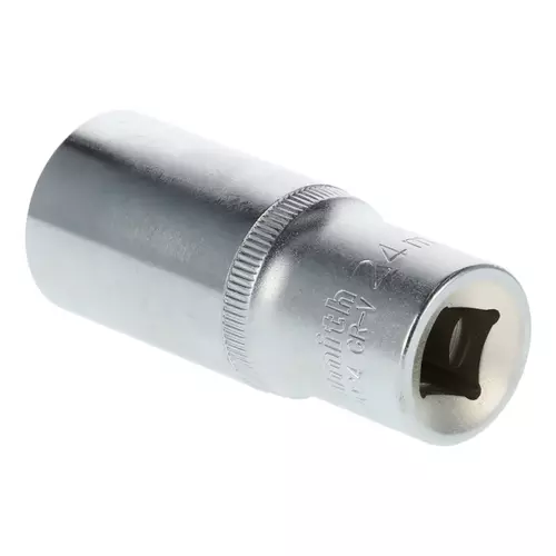 Nasadka sześciokątna długa AS-DRIVE 1/2" 24 mm, Rozmiar: 24  Schmith