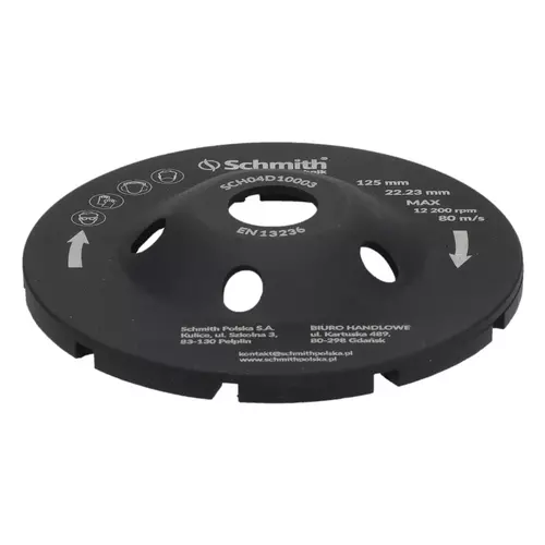 Tarcza diamentowa do szlifowania 125x22,23mm Double Schmith