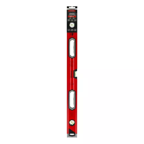 Poziomica aluminiowa z uchwytami 120 cm, Długość: 120 Schmith