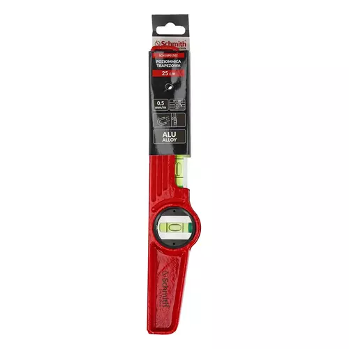 Poziomica trapezowa z magnesem 25 cm Schmith