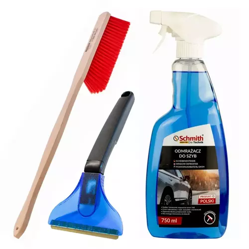 Skrobaczka + szczotka + odmrażacz 750ml Schmith Skrobaczka + szczotka + odmrażacz 750ml Schmith