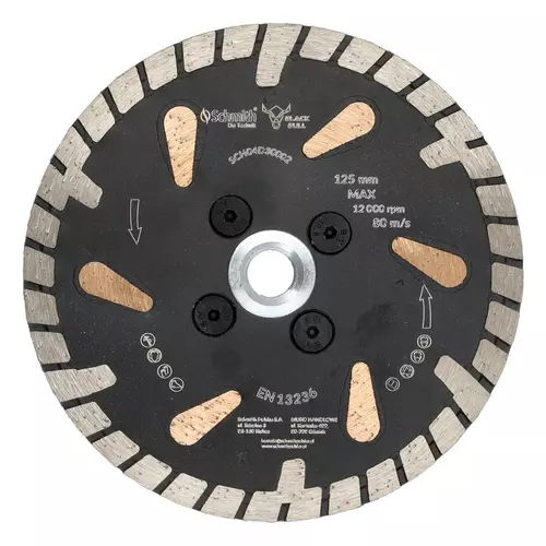 Tarcza diamentowa do cięcia i szlifowania M14 125mm Black Bull Schmith
