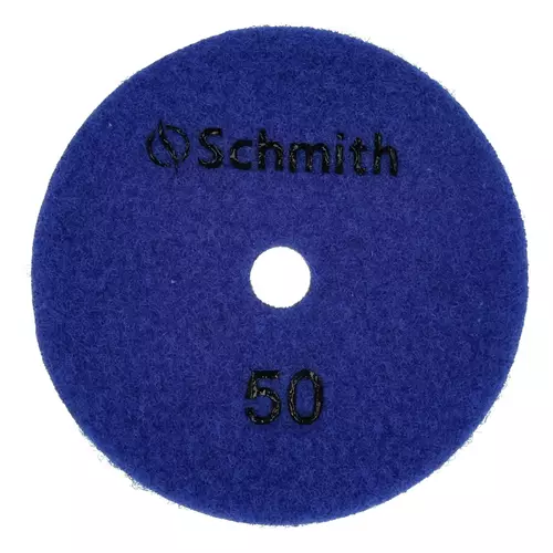 Dysk diamentowy gr. 50 100mm do szlifowania na sucho, Gradacja: 50, Średnica: 100, Typ: Dysk do szlifowania na sucho Schmith