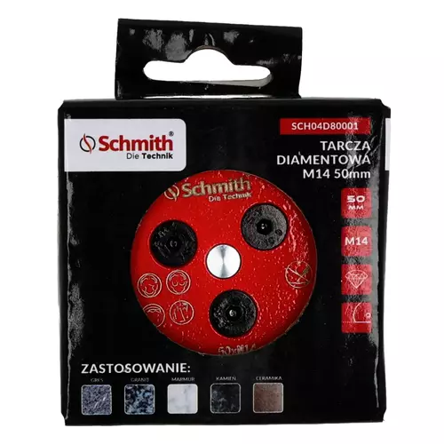 Tarcza diamentowa M14 50mm Schmith